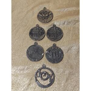 6 Vintage Country, Country Woman, Taste Of Home Christmas Ornaments 2000 2001